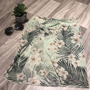 Lelani floral and palm swim coverup